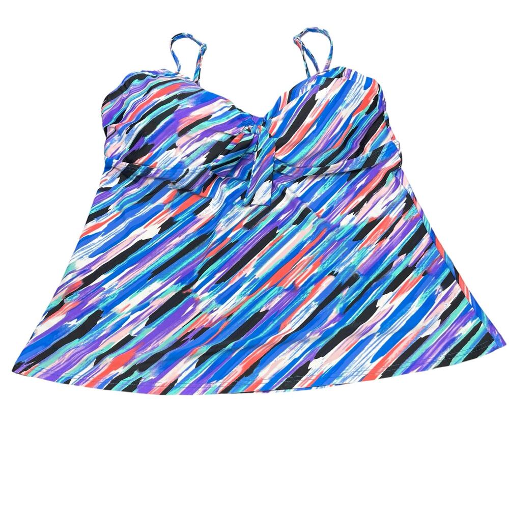 Shore Club Womens Swim Top 1 Piece Size 16